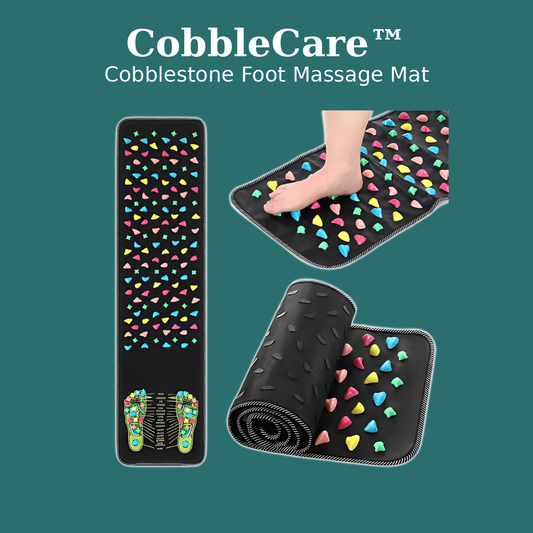 CobbleCare™ - Cobblestone Foot Massage Mat